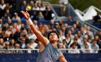 Last year's runner-up Ben Shelton beat Flavio Cobolli in straight sets to claim the Munich ATP title