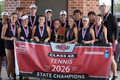 2026 Class 4A Tennis State Champions New Albany Bulldogs