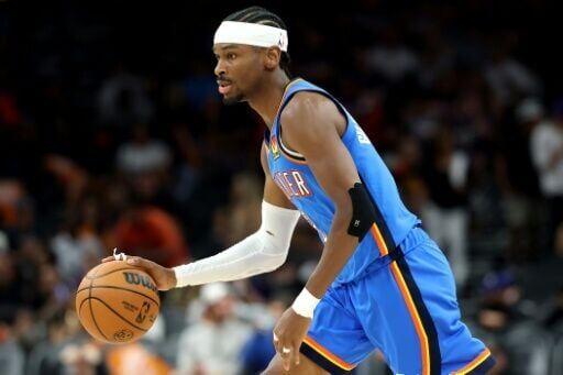 Reigning NBA Most Valuable Player Shai Gilgeous-Alexander led the defending champion Oklahoma City Thunder over Phoenix to complete a sweep of their first round playoff series