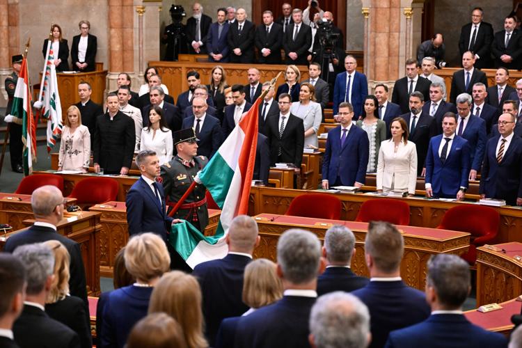 APTOPIX Hungary Magyar Inauguration